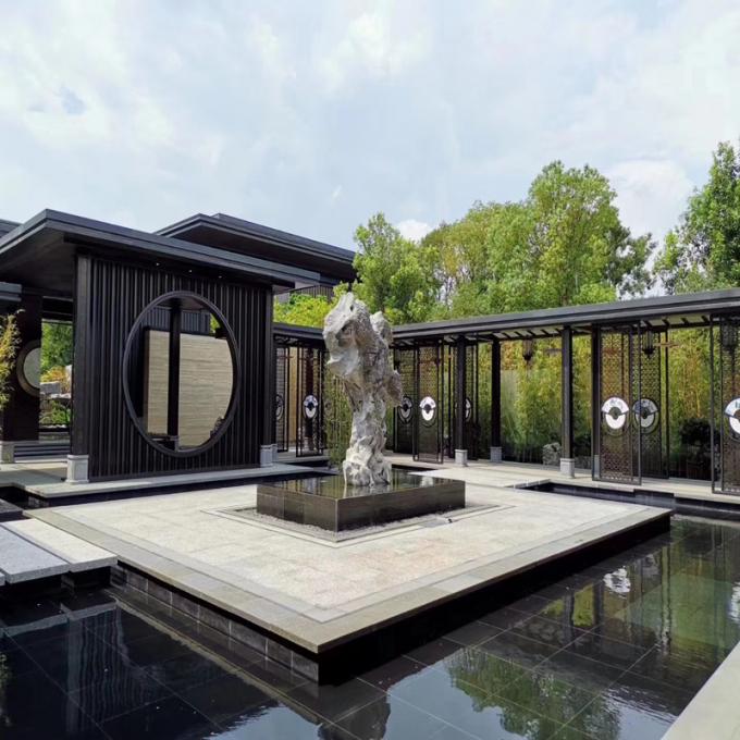 Metalowy nowoczesny design linii włosowej ze stali nierdzewnej 6