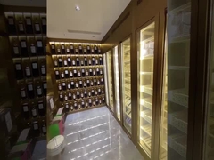 Prosta konstrukcja Niedroga szafka na wino ze stali nierdzewnej do użytku domowego