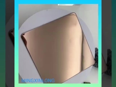 lustro antyczna kawa złoty kolor blachy ze stali nierdzewnej do dekoracji