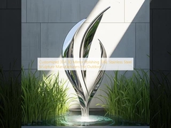 Zastosowane 304 3D lustrzane lustro 316L Sztyło nierdzewne Rzeźby Producentów dla zewnętrznych