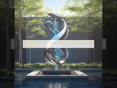 Zastosowany 304 316L Producenci rzeźby ze stali nierdzewnej do pomieszczeń wewnętrznych