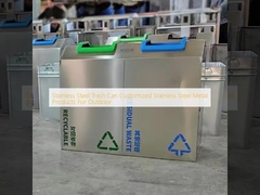 Wyroby metalowe ze stali nierdzewnej do użytku na zewnątrz