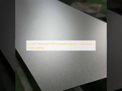 Odporna na zarysowania blacha ze stali nierdzewnej PVD w kolorze | Trwała