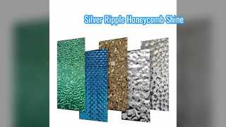 Plaster miodu o strukturze falistej wody o srebrnym lustrze