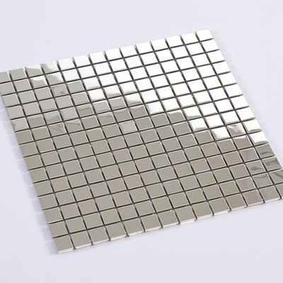 Prostokątne metalowe płytki mozaikowe ze stali nierdzewnej Backsplash odporne na zużycie