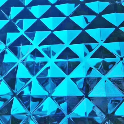 Tłoczona blacha ze stali nierdzewnej w kształcie diamentu do dekoracji wnętrz