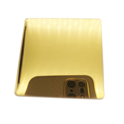 Japońskie złote lustro w kolorze Blachy ze stali nierdzewnej Super Mirror PVD Poszycie Tytan Kolorowy metal dekoracyjny