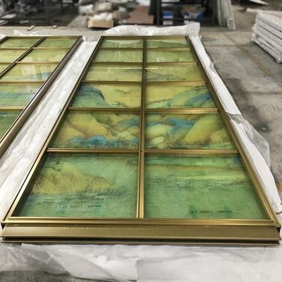 Dobra cena Hairline HL Szklana przegroda ze stali nierdzewnej 120 * 300 cm Ozdobne panele z blachy? w Internecie