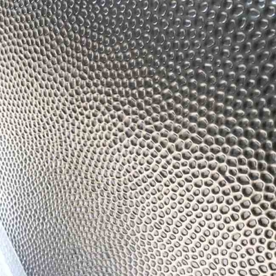 Antique Broze Embossed Stainless Steel Sheet Honeycomb Pattern