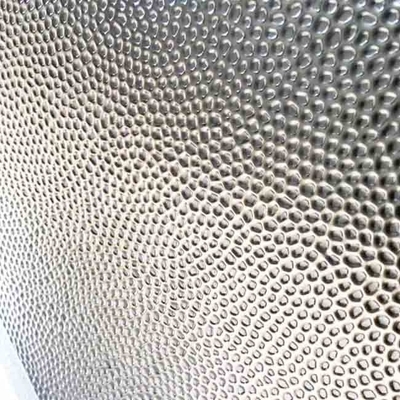 Antique Broze Embossed Stainless Steel Sheet Honeycomb Pattern