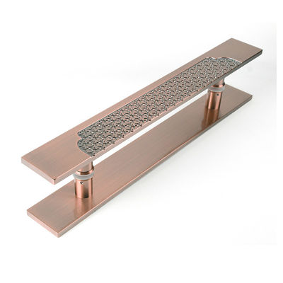 Dobra cena Niestandardowa klamka ze stopu aluminium Grawerowanie Miłość Antyczne wykończenie z brązu do włosów w Internecie