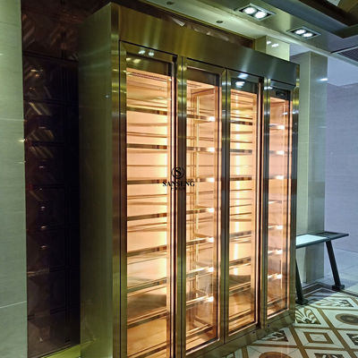 Dobra cena. Prosta konstrukcja Niedroga szafka na wino ze stali nierdzewnej do użytku domowego w Internecie