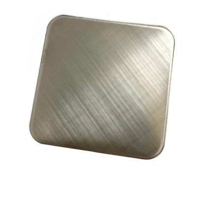 Dobra cena Gorący sprzedawanie Cross Hairline 45 stopni Platinum Sliver Dostosowany rozmiar Kolorowa płyta ze stali nierdzewnej z języka chińskiego w Internecie