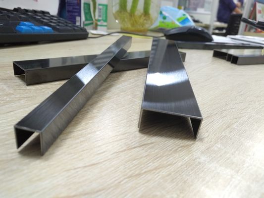 Dobra cena Złoty U-formatowe paski wykończenia ze stali nierdzewnej tapicerka Antyka dekoracja łazienki w Internecie