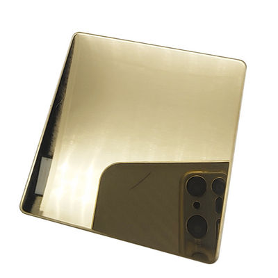 Dobra cena Dekoracja wnętrz201 204 316 Materiały dekoracyjne Szampana Złoto pokryte lusterko 8k blachy ze stali nierdzewnej w Internecie