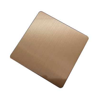 Dobra cena Linię włosów Lustro Polerowany kolor kawy 1 mm Grubość 304 lub 201 stali nierdzewnej w Internecie