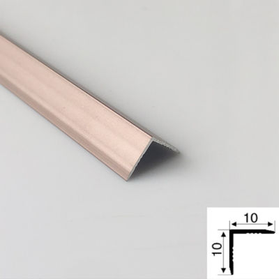 Dobra cena Champagne Gold Color Beadblasted 304 Stainless Steel Trim Strips For Tile Wall w Internecie