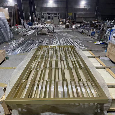 Dobra cena Morden Style PVD Powłoka Dekoracyjna Ekrany ze stali nierdzewnej Panele zewnętrzne Wnętrze Ogród Hotel Dom w Internecie