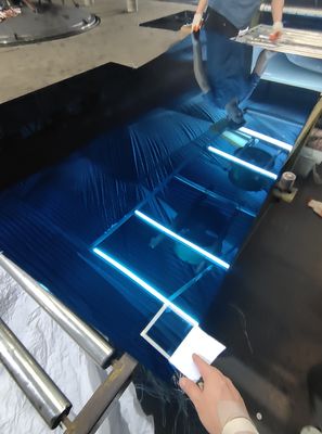 Dobra cena Szafir Płytka dekoracyjna ze stali nierdzewnej Do projektu hotelu ściennego w Internecie