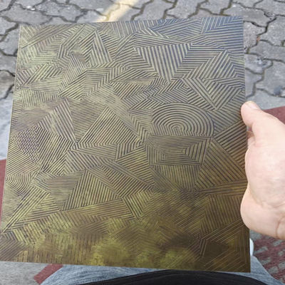 Dobra cena. 304 mosiądz brąz nano miedź pomalowany ss panel ręczny młotek wykończenie kolorowe blachy ze stali nierdzewnej w Internecie