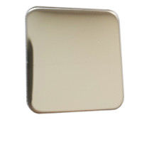 Dobra cena Płytka ze stali nierdzewnej PVD PLATING COLOR WINDOW GLASS NIEPRZESTROJONA WŁOD SUS 304 COLD ROLL SILVER COLOR MIRROR FINISH w Internecie