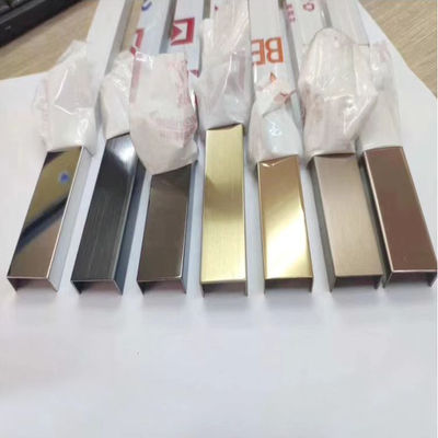 Dobra cena U kształt paski wykończenia ze stali nierdzewnej do projektowania wnętrz i zewnętrznych w Internecie