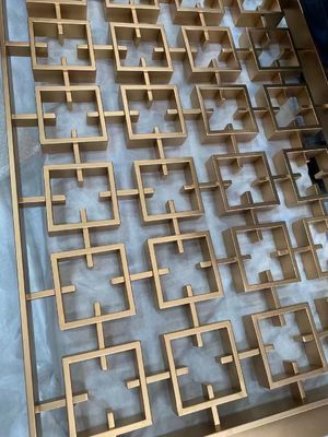 Dobra cena Niestandardowy wystrój rozdzielający pomieszczenia ze stali nierdzewnej w Internecie