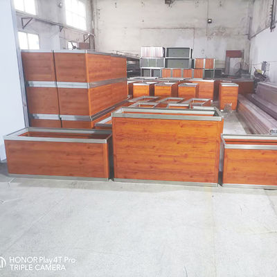 Dobra cena. Drzewo Ziarno Kolor ogród Meble uliczne Duże prostokątne metalowe sadzarki zewnętrzne Aluminiowe pudełko roślinne Puszka kwiatowa ze stali nierdzewnej w Internecie