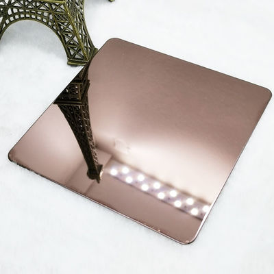 Dobra cena. DIN 316L Kolorowa blacha ze stali nierdzewnej Brązowe wykończenie lustrzane 8K w Internecie