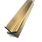 Architektoniczny profil narożny ze stali nierdzewnej Hairline Brass 316L 0,95 mm