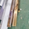 Złote wykończenie płytek ze stali nierdzewnej półokrągłe 10 mm 15 mm DIN 316L
