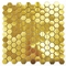 Hexagon Backsplash Płytka z polerowanego złota ze stali nierdzewnej do kuchni ISO DIN