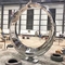 Pełnia Księżyca Hairline Rzeźby ze stali nierdzewnej Outdoor Art Zr-Brass ASTM 316