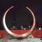 Pełnia Księżyca Hairline Rzeźby ze stali nierdzewnej Outdoor Art Zr-Brass ASTM 316