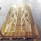 Arkusz do trawienia PVD ze stali nierdzewnej Aisi Powlekany kolorem Złota dekoracyjna winda
