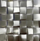 48 Trapezowe płytki mozaikowe ze stali nierdzewnej 3d 293 × 293 mm Dekoracja kuchni