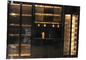 Luksusowe meble do jadalni Nowoczesne drzwi ze szkła ze stali nierdzewnej z wyświetlaczem LED