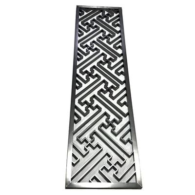 Dobra cena. Czarne różowe złoto Brąz Antyczna linia włosów Szczotkowane lustro Art Wzór Panel podziału pokoju ze stali nierdzewnej w Internecie