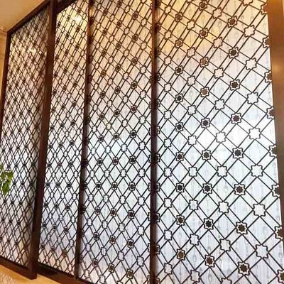 Dobra cena. Nowoczesne 304 316 201 złota róża lustro z brązu linia włosów wycinane laserowo Hollow metalowy ekran ze stali nierdzewnej ścianka działowa parawan w Internecie