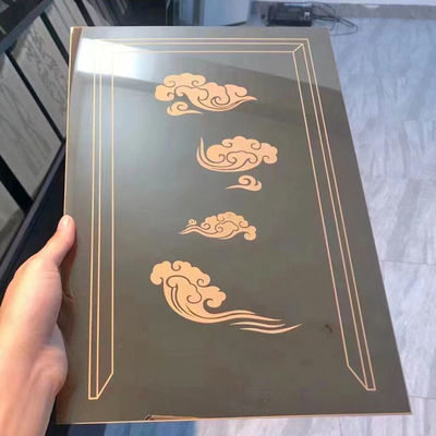 Dobra cena Niestandardowa mała próbka czarnej blachy ze stali nierdzewnej do trawienia w Internecie