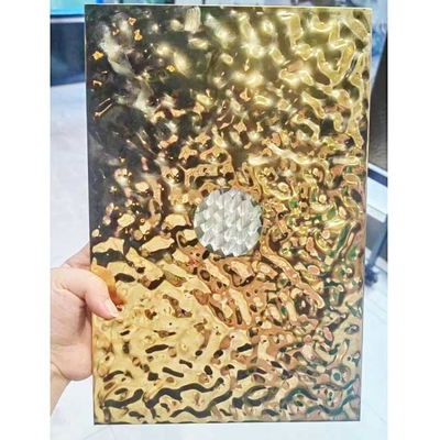 1160 MM Szerokość 10 MM 15 MM Metalowy panel o strukturze plastra miodu Tętnienie wody