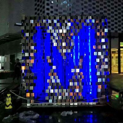 Dobra cena ASTM GB JIS 304 Duże abstrakcyjne rzeźby ogrodowe ze stali nierdzewnej w Internecie