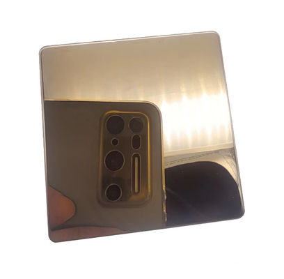 Dobra cena Kolorowa blacha ze stali nierdzewnej 8-karatowy kolor różowego złota do dekoracji wnętrz Powłoka zapobiegająca odciskom palców w Internecie