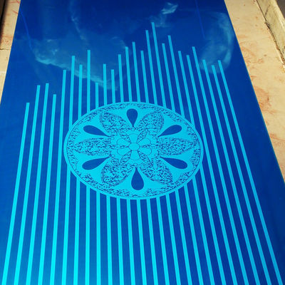 Dobra cena Złota trawiona kolorowa blacha ze stali nierdzewnej o grubości 0,5 mm Wzory lustrzane w Internecie