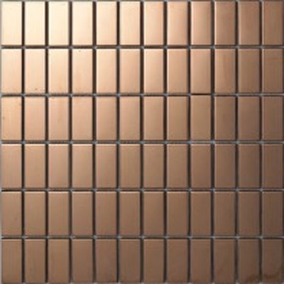 Dobra cena Champaign Gold Square mozaiki ze stali nierdzewnej mieszany wzór do dekoracji salonu w Internecie