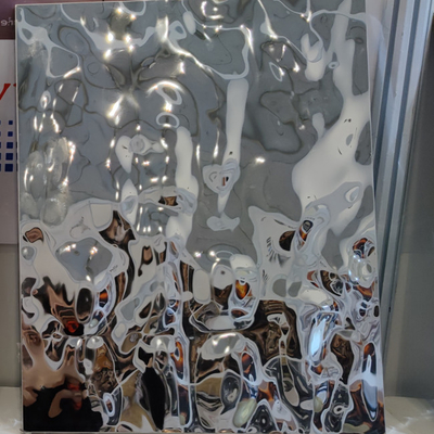 25mm 30MM aluminiowy panel o strukturze plastra miodu lustrzane wytłoczenie złoty srebrny czarny falujący wodę Panel ścienny ze stali nierdzewnej