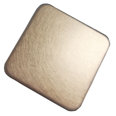 Dobra cena Sprzedaż bezpośrednia producenta miedzi wibracyjnej serii 300 Dekoracyjna stal nierdzewna Dostosowany arkusz kolorów w Internecie