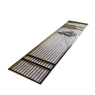 Dobra cena. 304 Producent Niestandardowy ekran z metalu wysokiej klasy ze stali nierdzewnej Dekoracja wnętrza Lobby Partition w Internecie