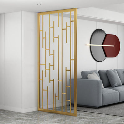 Dobra cena Żelazna zasłona salon biurowy ściana przegrodowa metalowa grilla ze stali nierdzewnej dekoracyjny baffle w Internecie