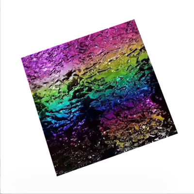 Dobra cena SUS 201 304 316 AFP Walcowane na zimno 4 * 8 stóp Kolorowe 8K Lustrzane tętnienie wody Tłoczony arkusz ze stali nierdzewnej do panelu sufitowego w Internecie